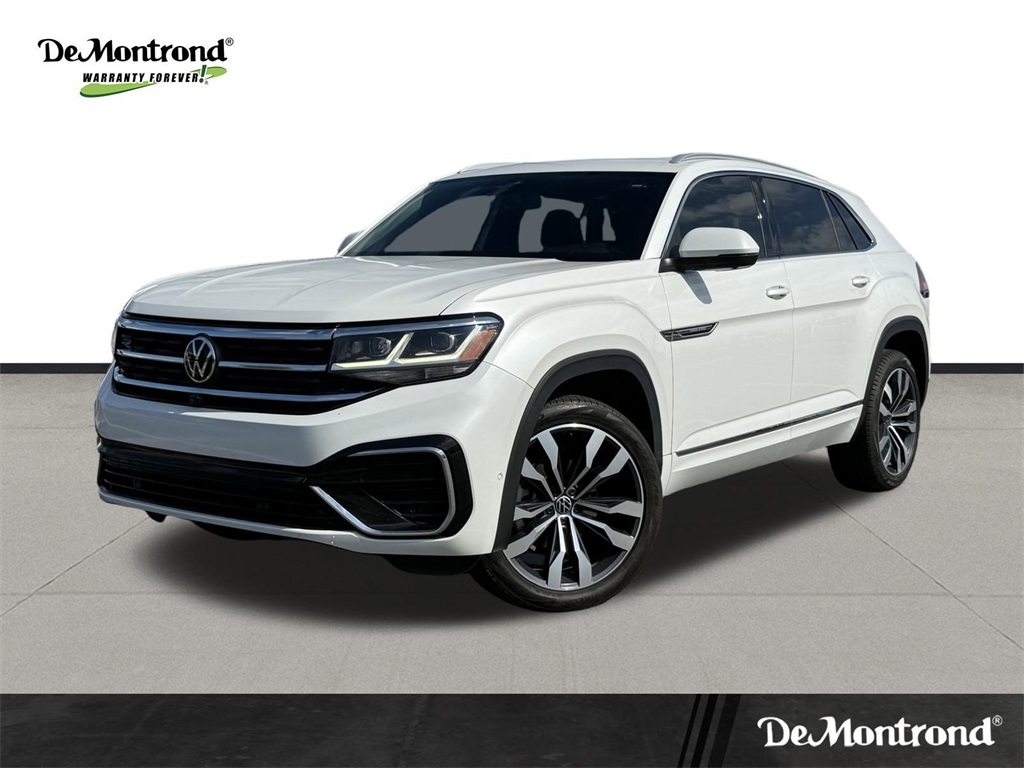 2022 Volkswagen Atlas Cross Sport 3.6L V6 SEL Premium R-Line White at DeMontrond Auto Country
