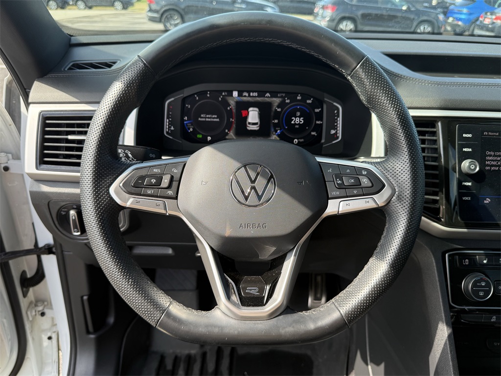 2022 Volkswagen Atlas Cross Sport 3.6L V6 SEL Premium R-Line White at DeMontrond Auto Country