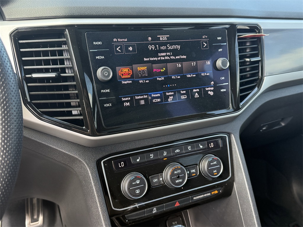 2022 Volkswagen Atlas Cross Sport 3.6L V6 SEL Premium R-Line White at DeMontrond Auto Country