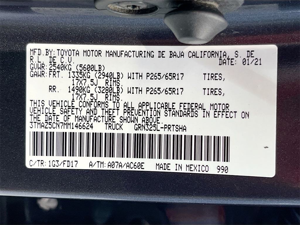 2021 Toyota Tacoma TRD Sport Gray at Classic Elite Chevrolet Sugar Land