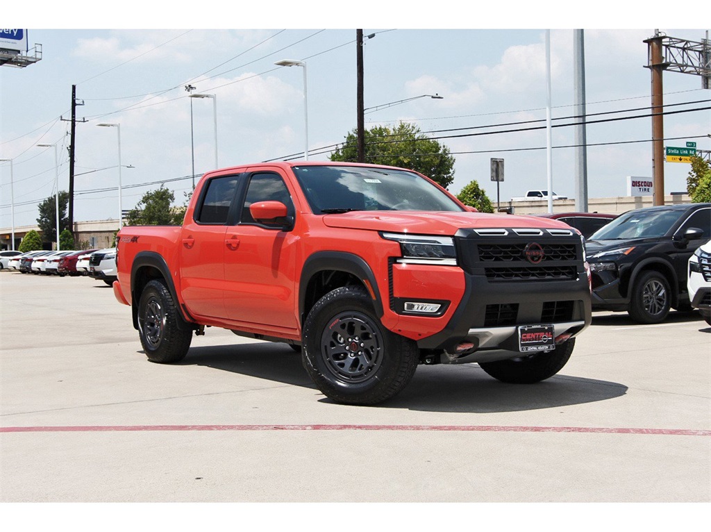 2025 Nissan Frontier PRO-4X Orange at Central Houston Nissan