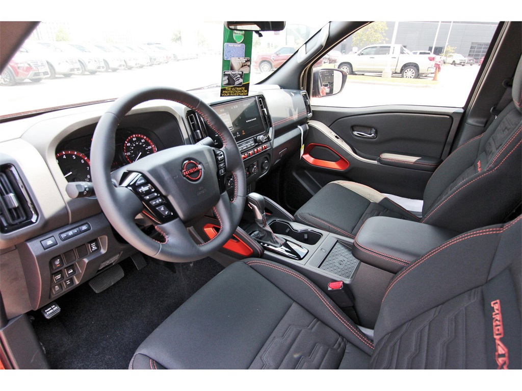 2025 Nissan Frontier PRO-4X Orange at Central Houston Nissan