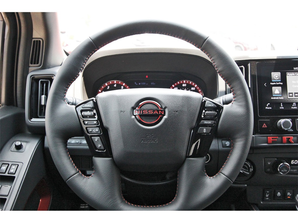 2025 Nissan Frontier PRO-4X Orange at Central Houston Nissan