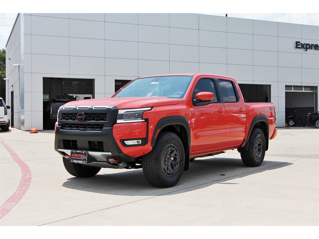 2025 Nissan Frontier PRO-4X Orange at Central Houston Nissan