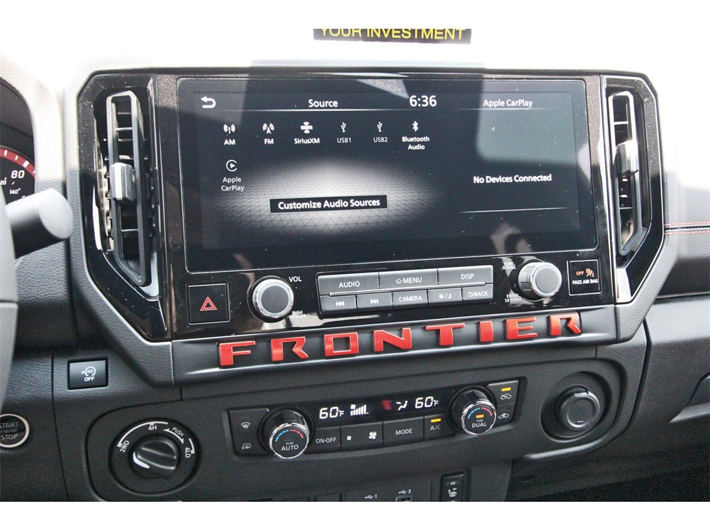 2025 Nissan Frontier PRO-4X Orange at Central Houston Nissan