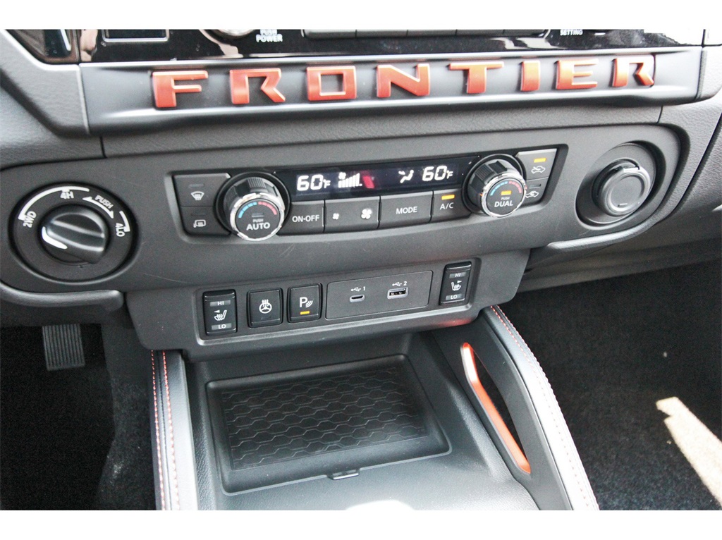 2025 Nissan Frontier PRO-4X Orange at Central Houston Nissan