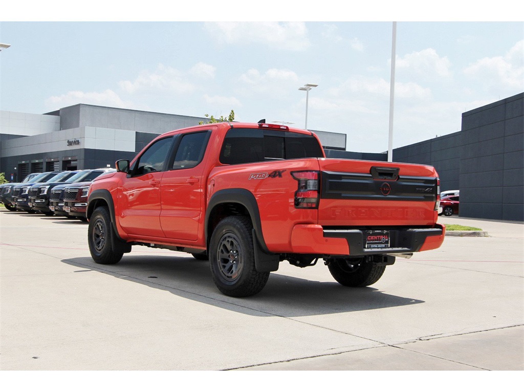 2025 Nissan Frontier PRO-4X Orange at Central Houston Nissan