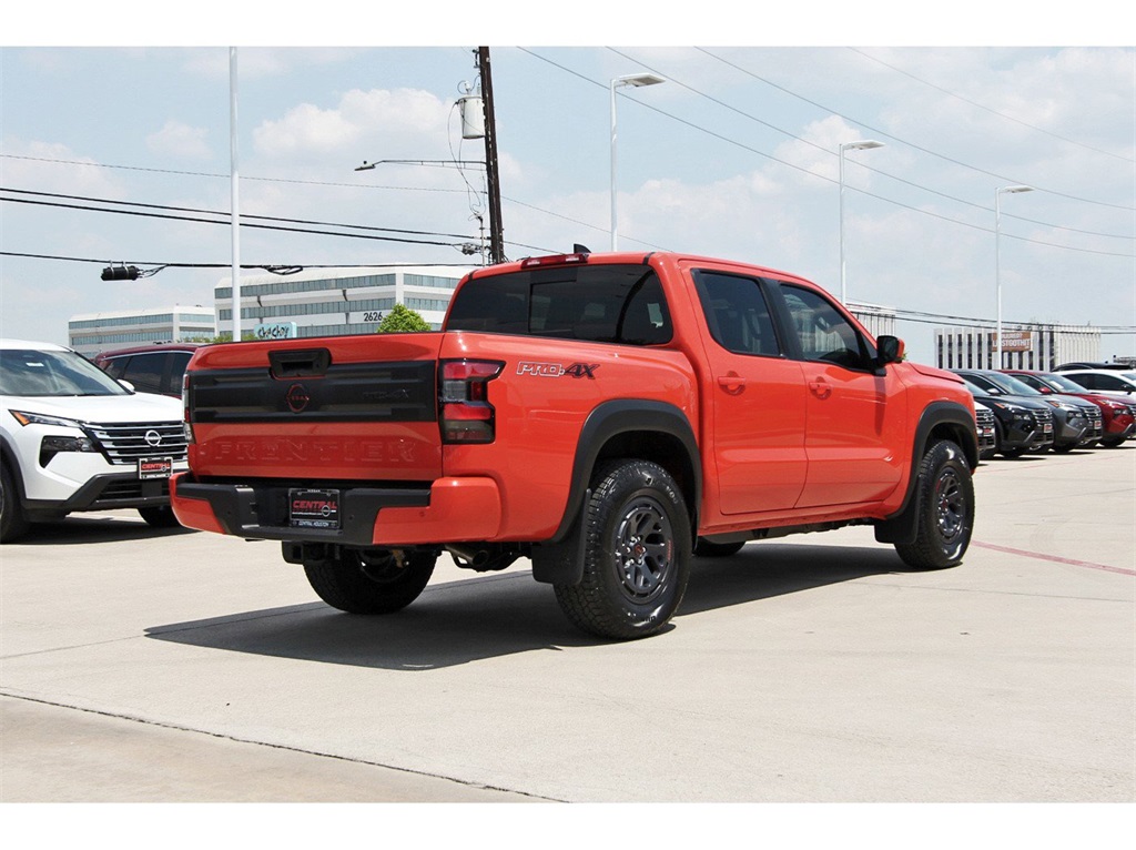 2025 Nissan Frontier PRO-4X Orange at Central Houston Nissan