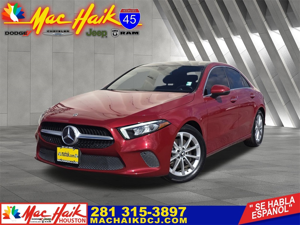 2021 Mercedes-Benz A-Class A 220 Red at DeMontrond Gulf Freeway