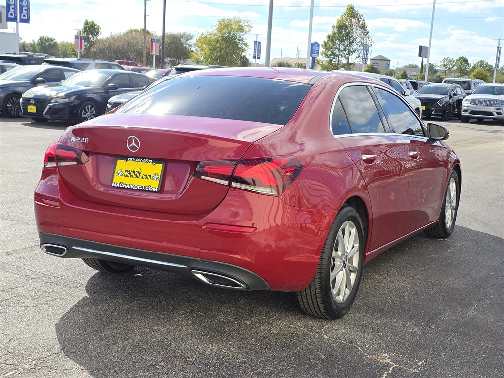 2021 Mercedes-Benz A-Class A 220 Red at DeMontrond Gulf Freeway