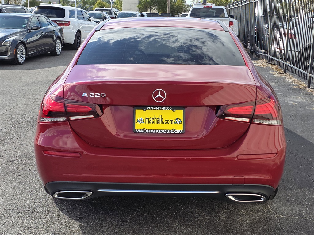 2021 Mercedes-Benz A-Class A 220 Red at DeMontrond Gulf Freeway