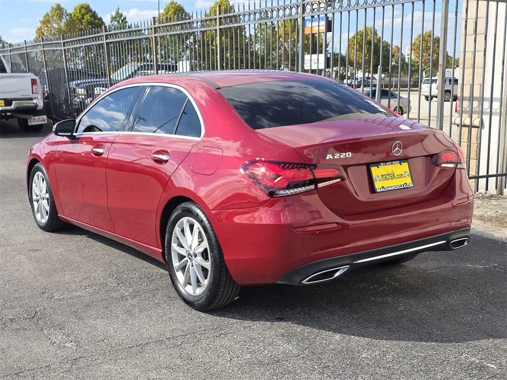 2021 Mercedes-Benz A-Class A 220 Red at DeMontrond Gulf Freeway