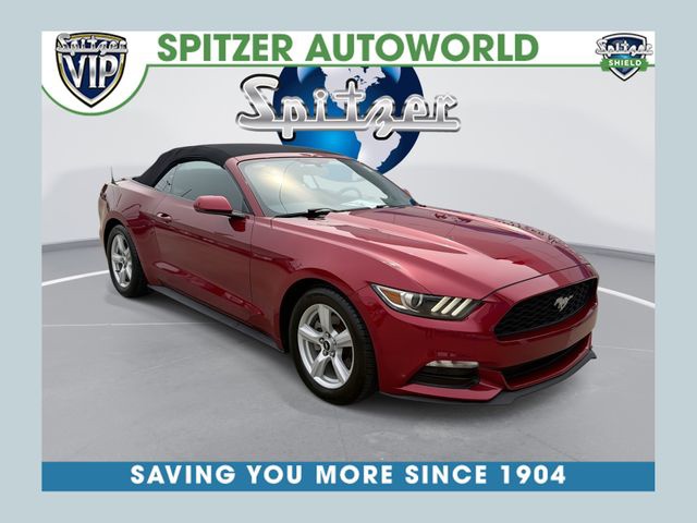 Ruby Red Metallic Tinted Clearcoat 2016 Ford Mustang Convertible Rear-Wheel Drive 6-Speed Manual