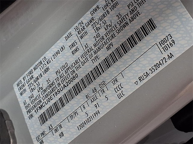 2025 Ford Escape Plug-In Hybrid