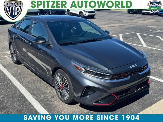 Gravity Gray 2022 Kia Forte GT FWD Sedan Front-Wheel Drive 7-Speed Automatic