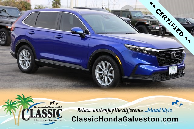 2024 Honda CR-V EX Blue at DeMontrond Ford