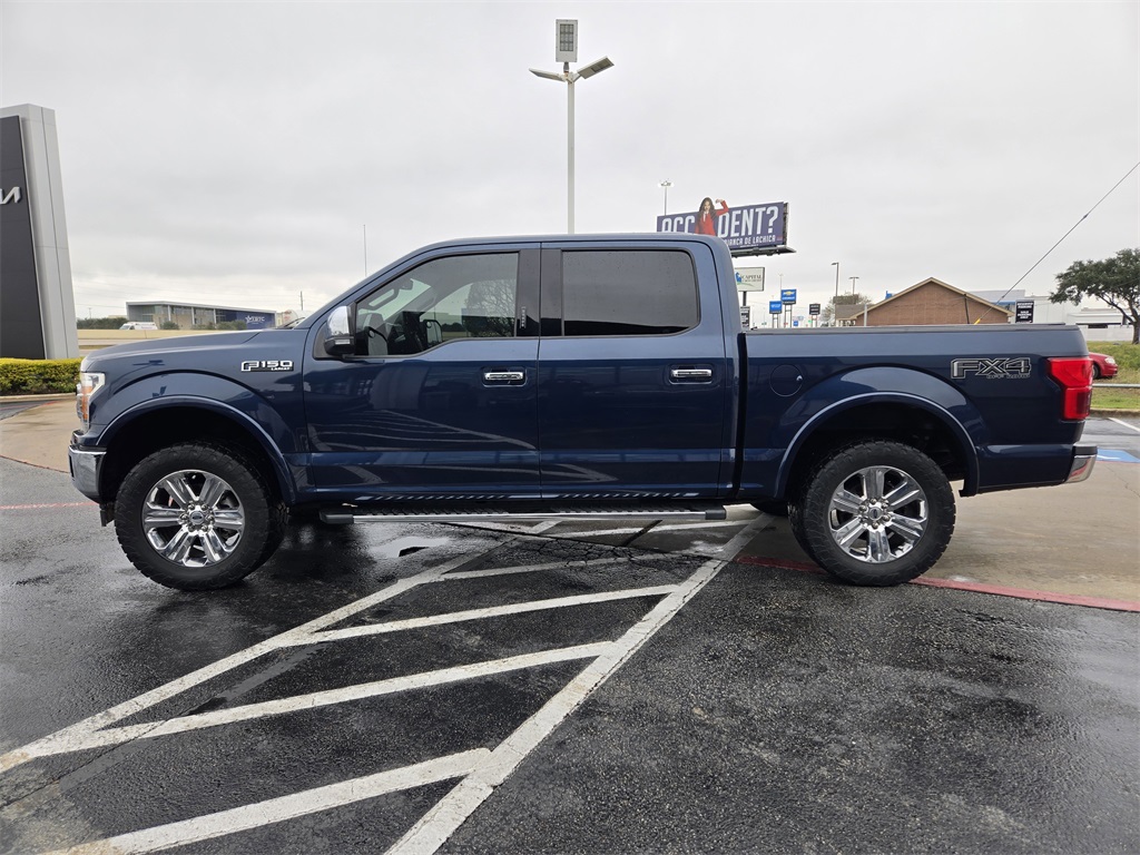 2020 Ford F-150 Lariat Blue at Durrett Motor Company