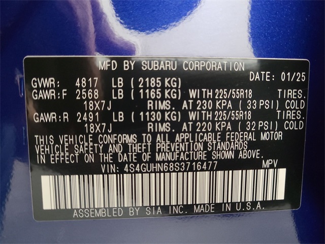 2025 – Subaru – Crosstrek