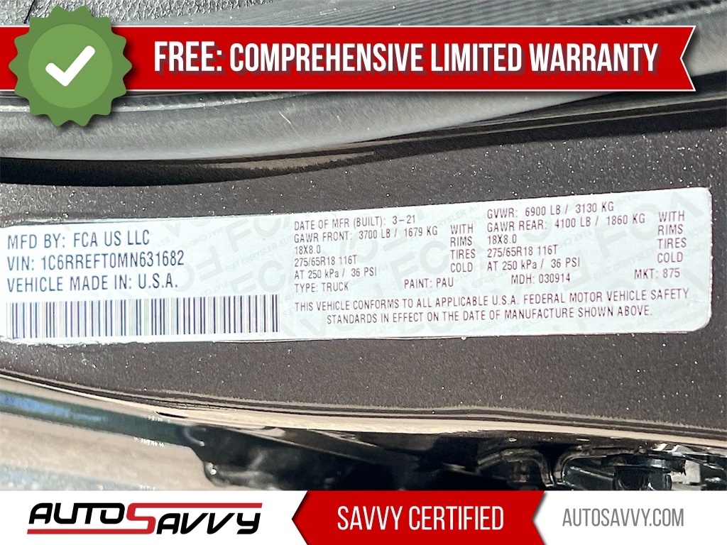 2021 Ram 1500 Big Horn/Lone Star Gray at Texan Dodge Chrysler Jeep Ram