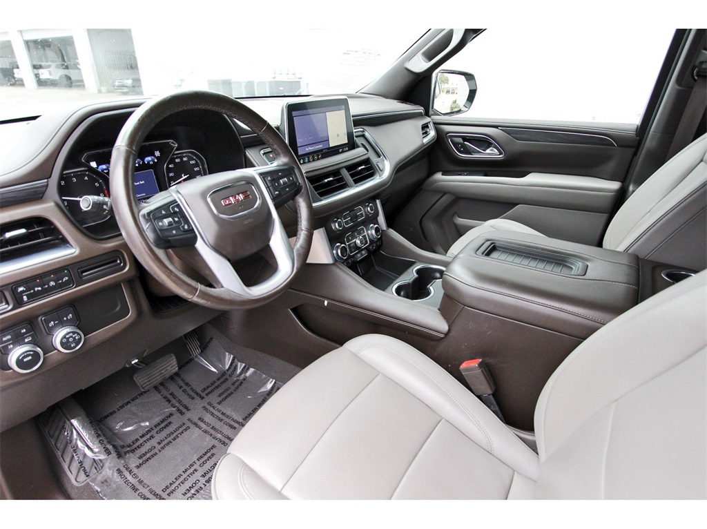 2021 GMC Yukon SLT White at Bayway Cadillac of The Woodlands