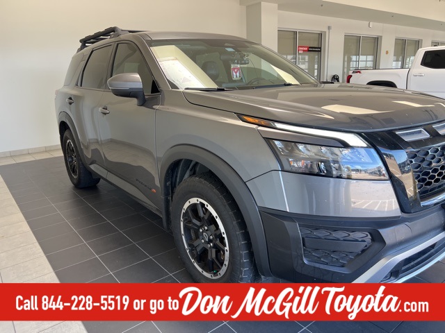 2023 Nissan Pathfinder Rock Creek Gray at Don McGill Toyota