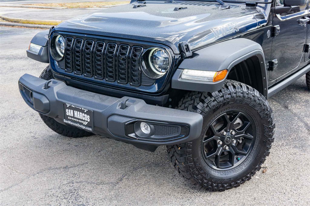 New Car 2024 Jeep Wrangler  Wagon 4 Dr. Willys Wheeler Four Wheel Drive For Sale Under $50,000 In San Marcos, Texas