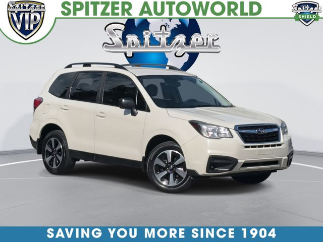 Crystal White Pearl 2018 Subaru Forester SUV / Crossover All-Wheel Drive Continuously Variable Transmission