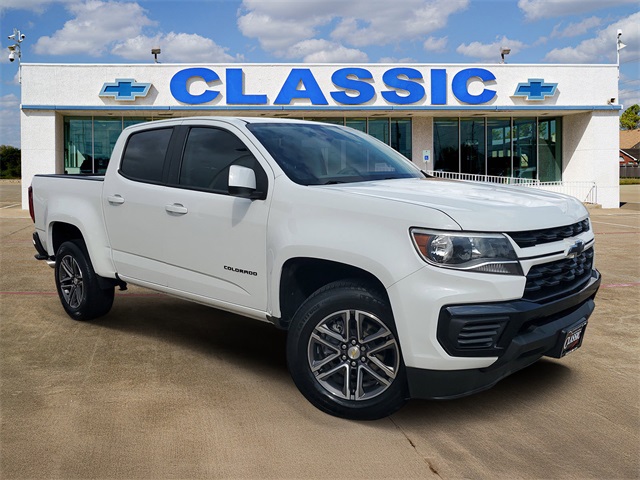 2021 Chevrolet Colorado Work Truck White at Emmons Autoplex