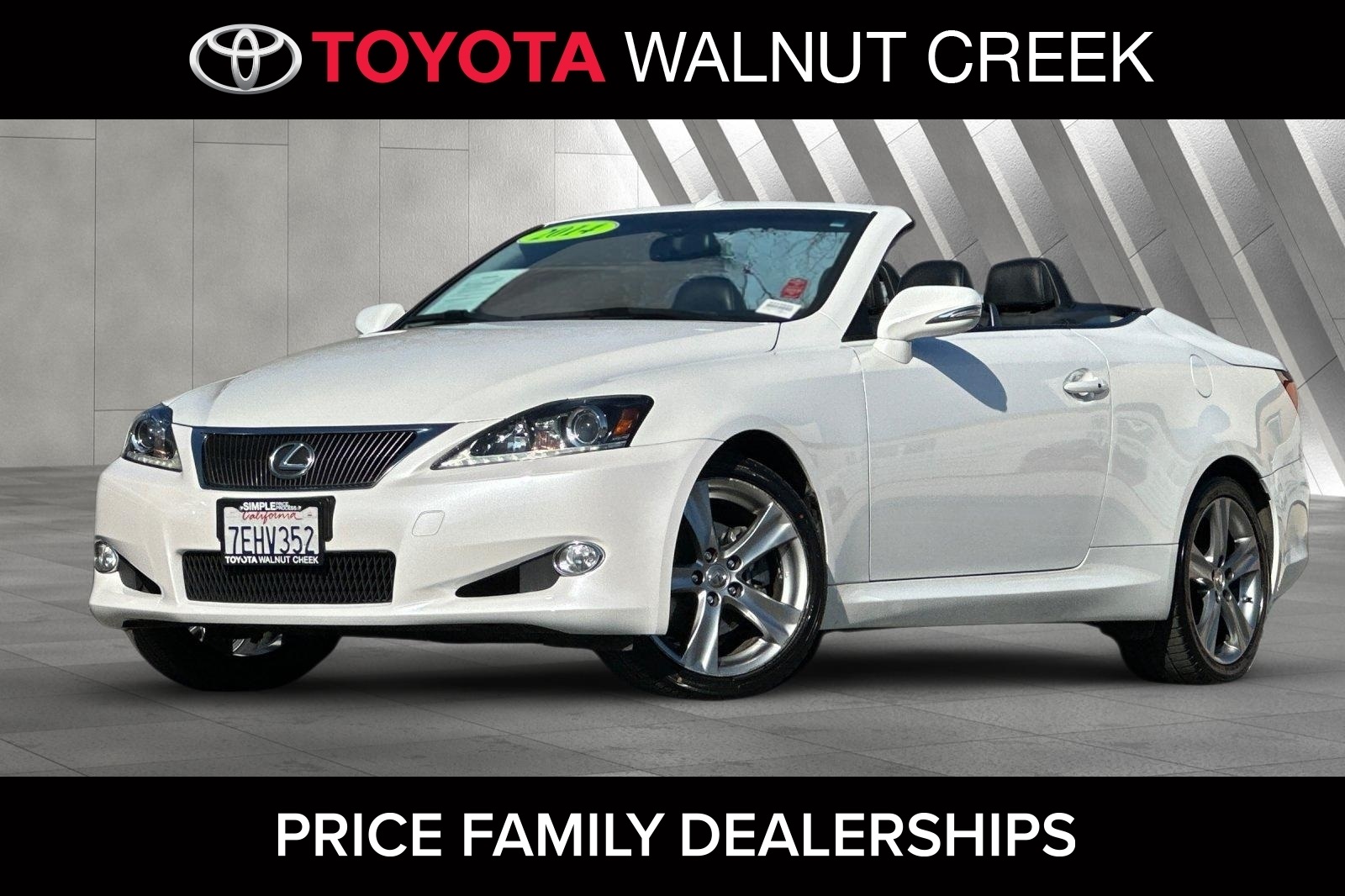 2014 Lexus IS 250C Convertible RWD
