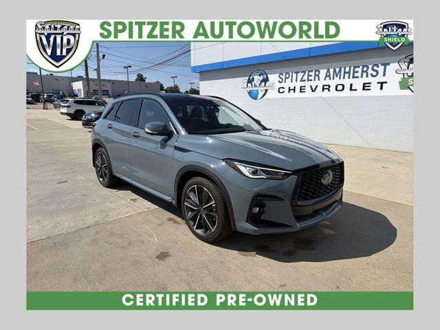 Slate Gray 2024 INFINITI QX50 SUV / Crossover All-Wheel Drive Continuously Variable Transmission