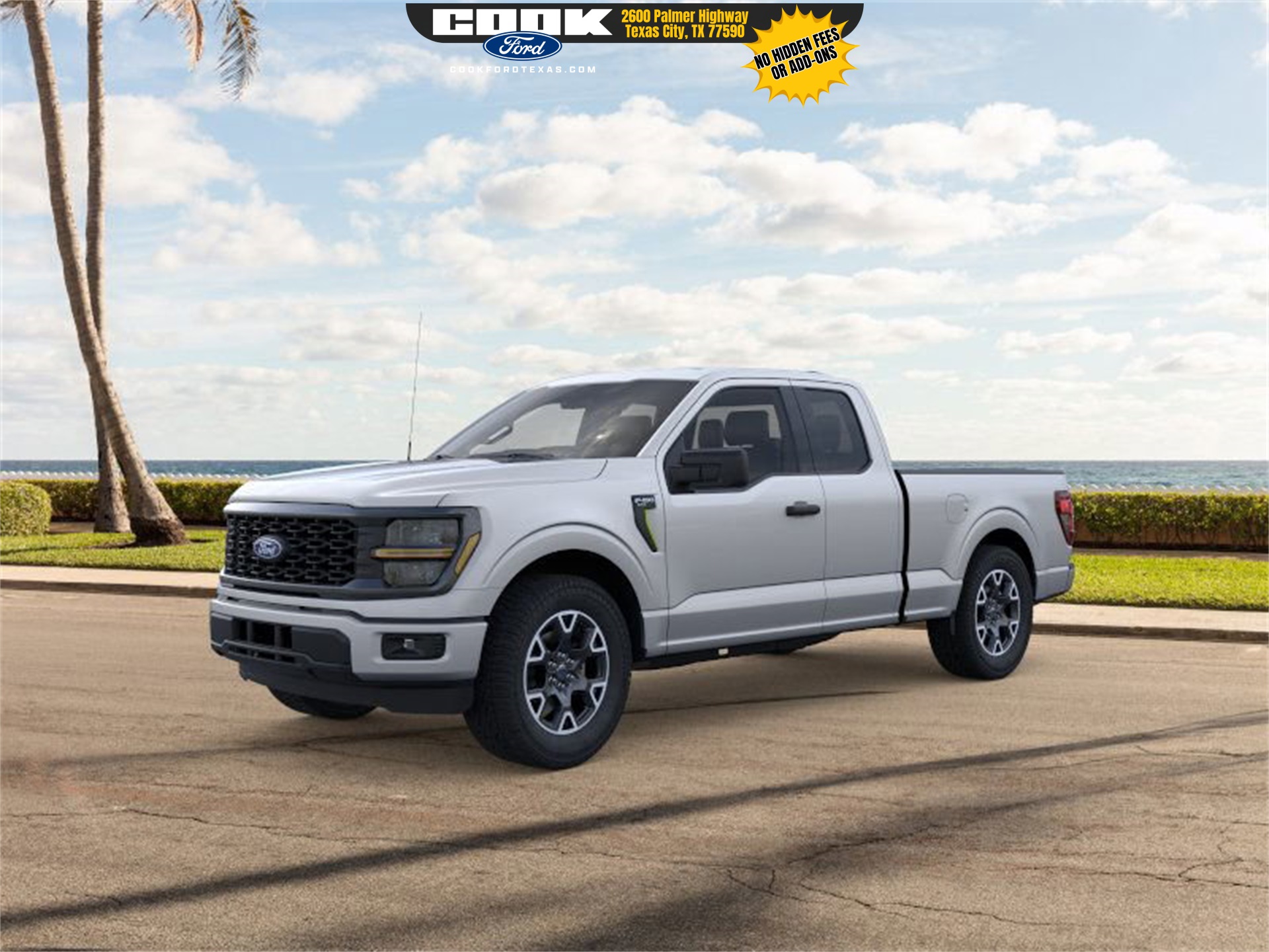 2025 Ford F-150 STX Silver at Classic Ford Galveston