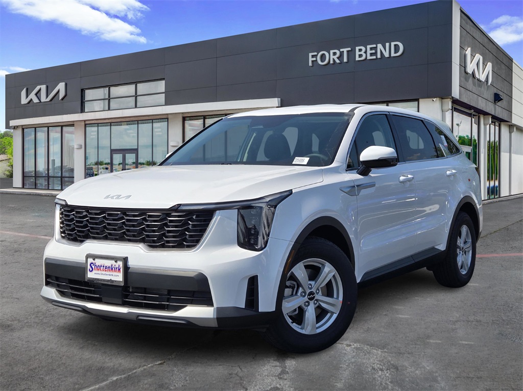 2026 Kia Sorento LX White at Shottenkirk Kia Fort Bend