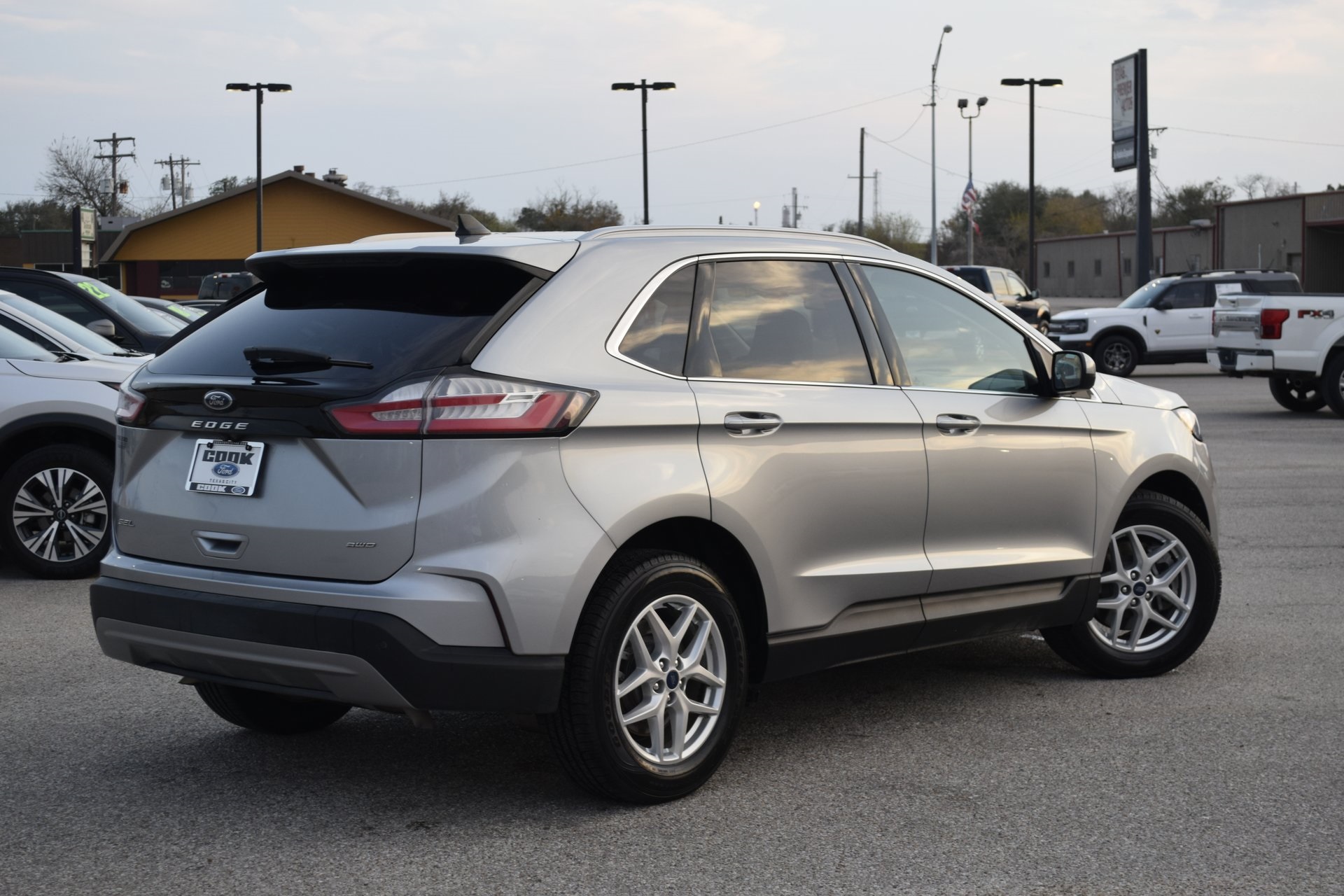 2022 Ford Edge SEL Silver at Big Star Chrysler Jeep Dodge Ram 