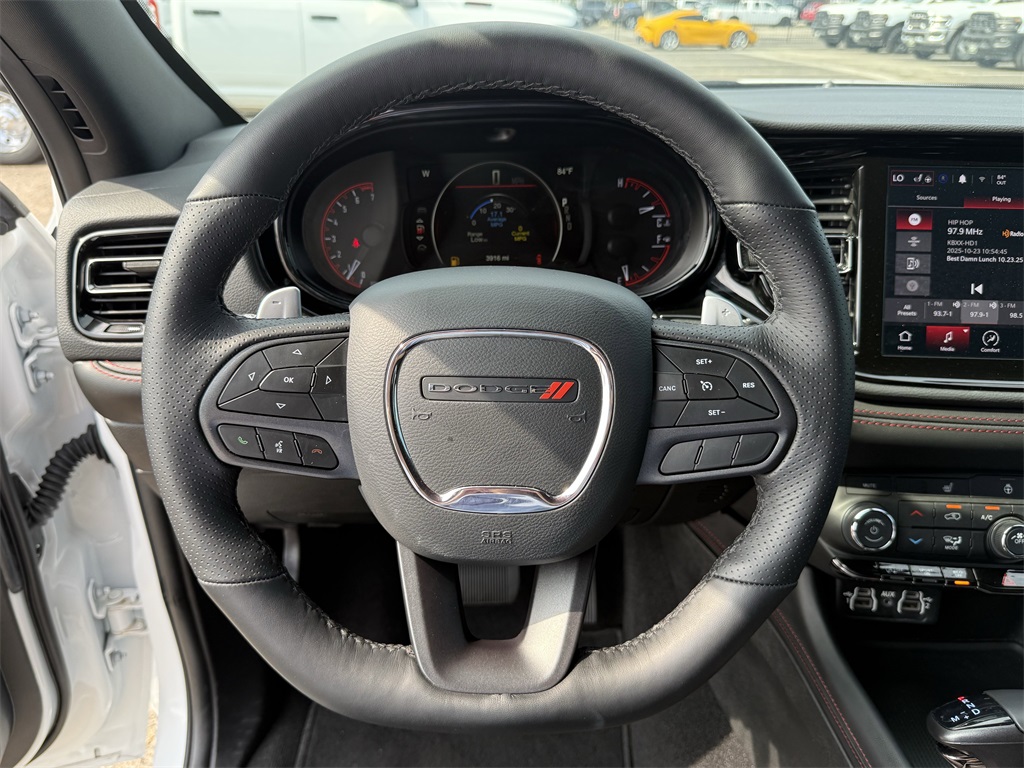 2025 Dodge Durango GT White at Texan Dodge Chrysler Jeep Ram