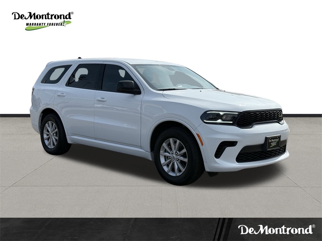 2025 Dodge Durango GT White at Texan Dodge Chrysler Jeep Ram