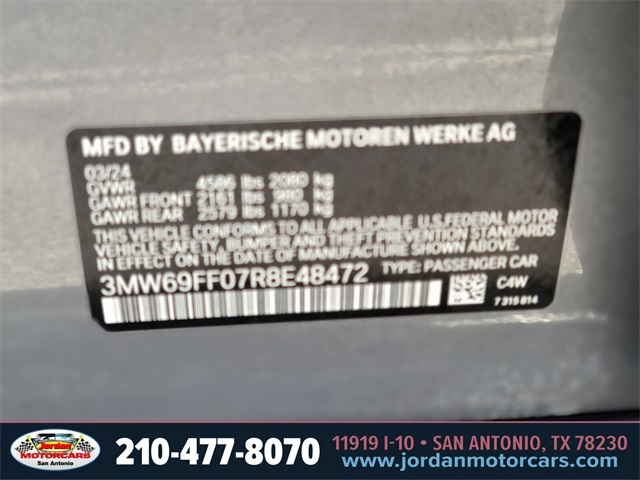 Used Car 2024 Bmw 3 Series  330i For Sale Under $35,000 In San Antonio, Texas