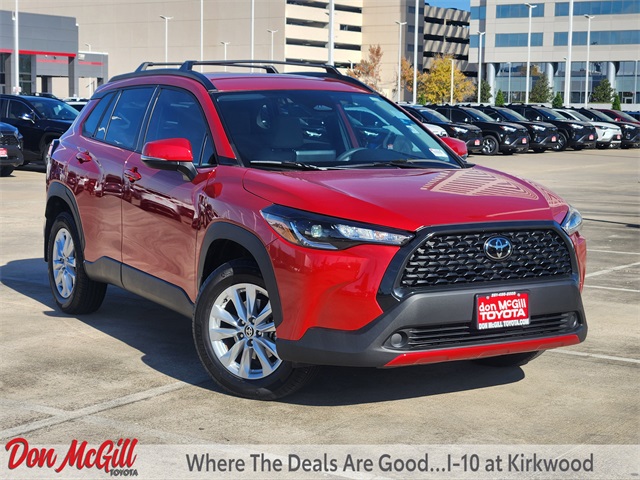 2024 Toyota Corolla Cross LE Red at Gullo Toyota