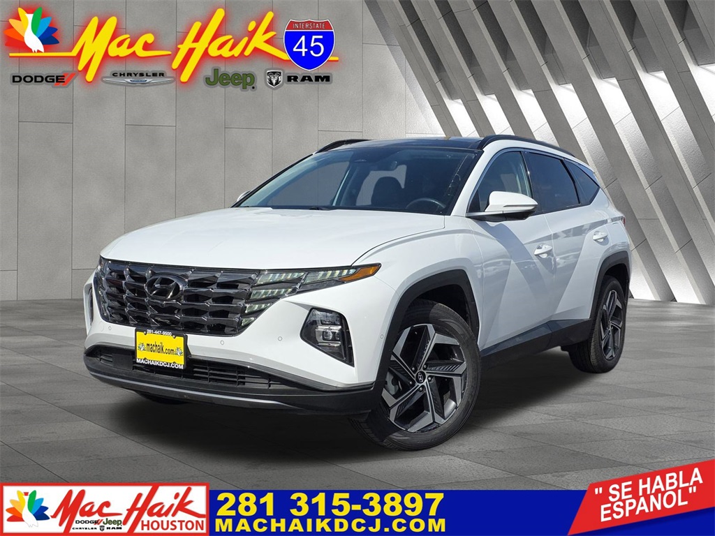 2024 Hyundai Tucson Hybrid Limited White at Baytown Hyundai