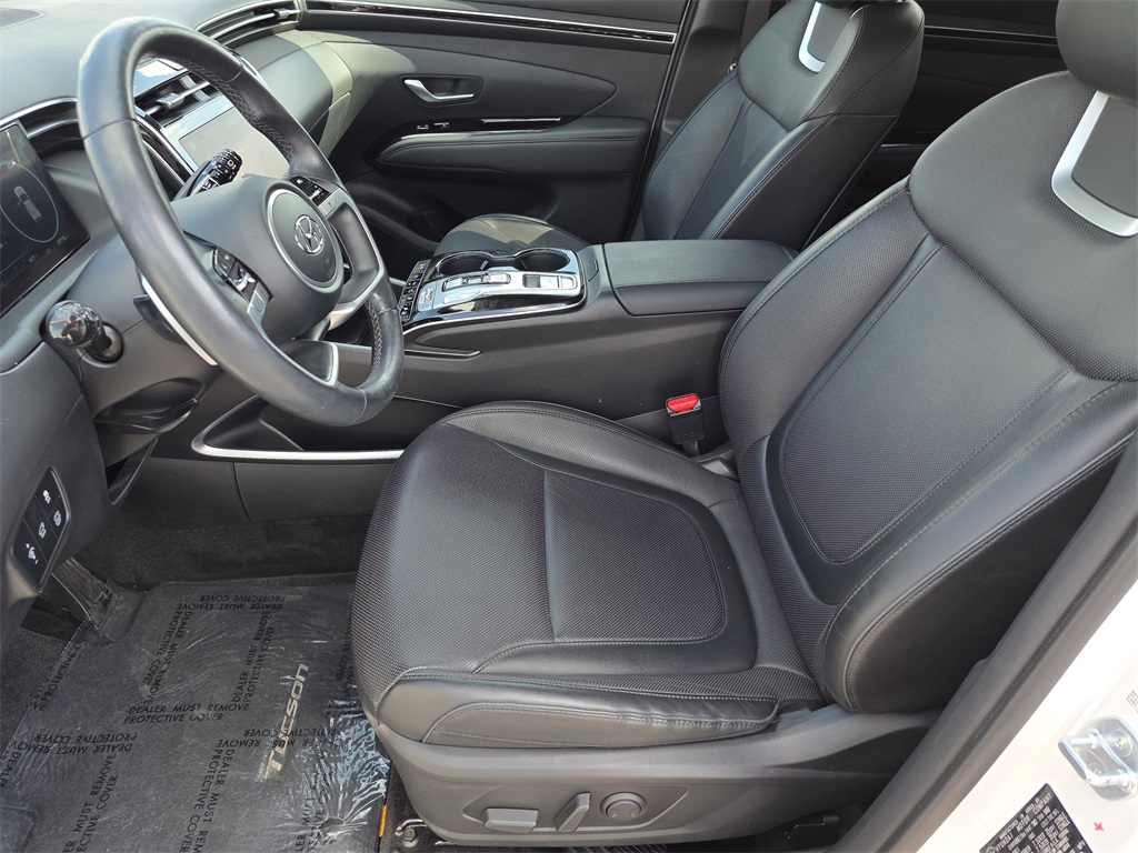 2024 Hyundai Tucson Hybrid Limited White at Baytown Hyundai