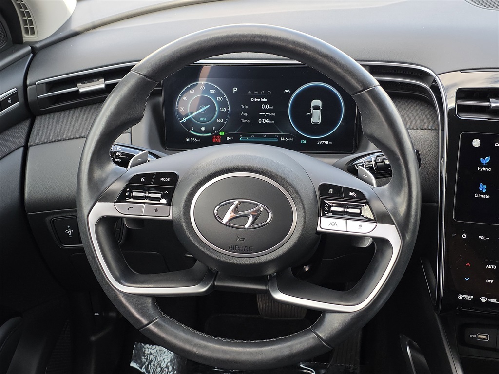 2024 Hyundai Tucson Hybrid Limited White at Baytown Hyundai