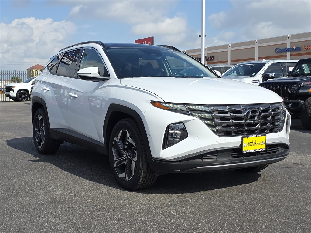 2024 Hyundai Tucson Hybrid Limited White at Baytown Hyundai