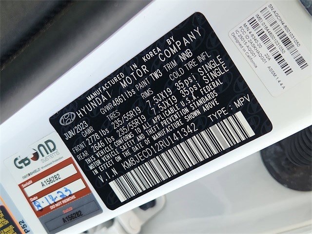 2024 Hyundai Tucson Hybrid Limited White at Baytown Hyundai