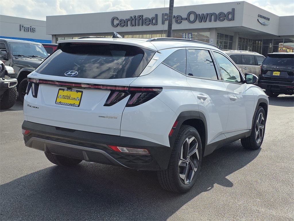 2024 Hyundai Tucson Hybrid Limited White at Baytown Hyundai