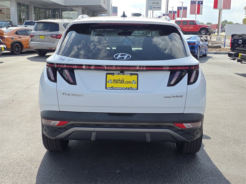 2024 Hyundai Tucson Hybrid Limited White at Baytown Hyundai