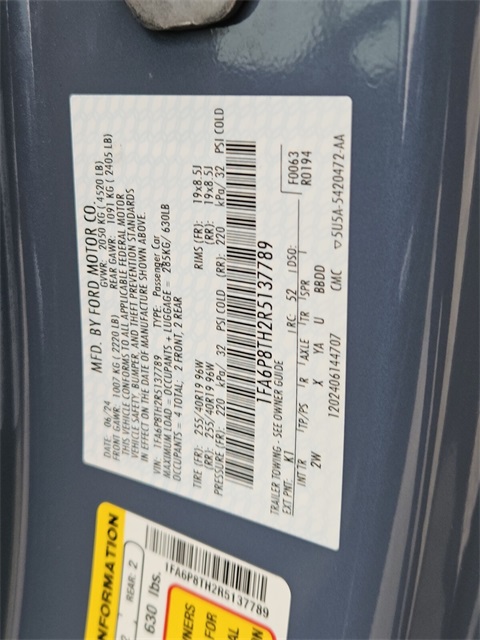 Used Car 2024 Ford Mustang  Ecoboost For Sale Under $30,000 In San Antonio, Texas