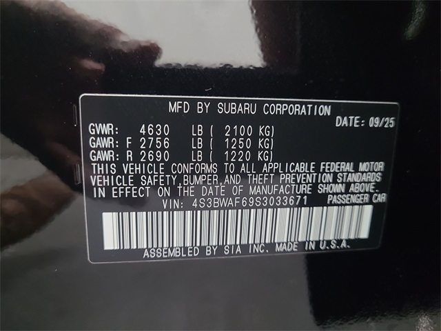 2025 – Subaru – Legacy