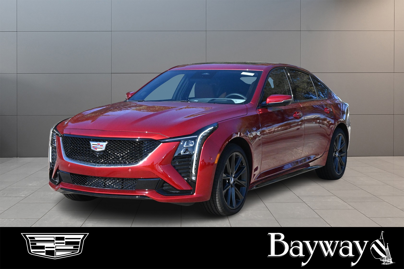2025 Cadillac CT5 Sport Red at Bayway Cadillac of The Woodlands