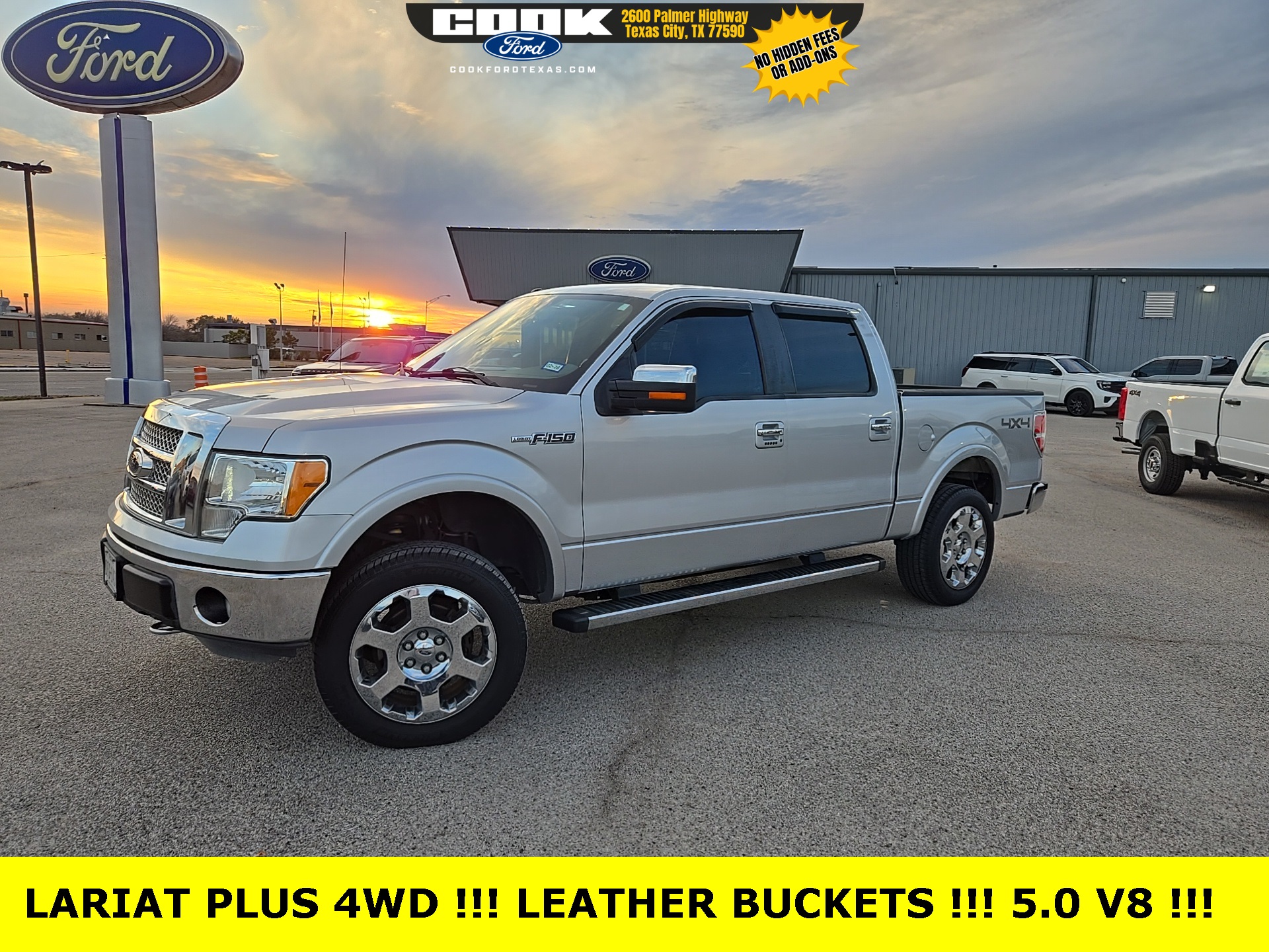 2012 Ford F-150 Lariat Silver at DeMontrond Gulf Freeway