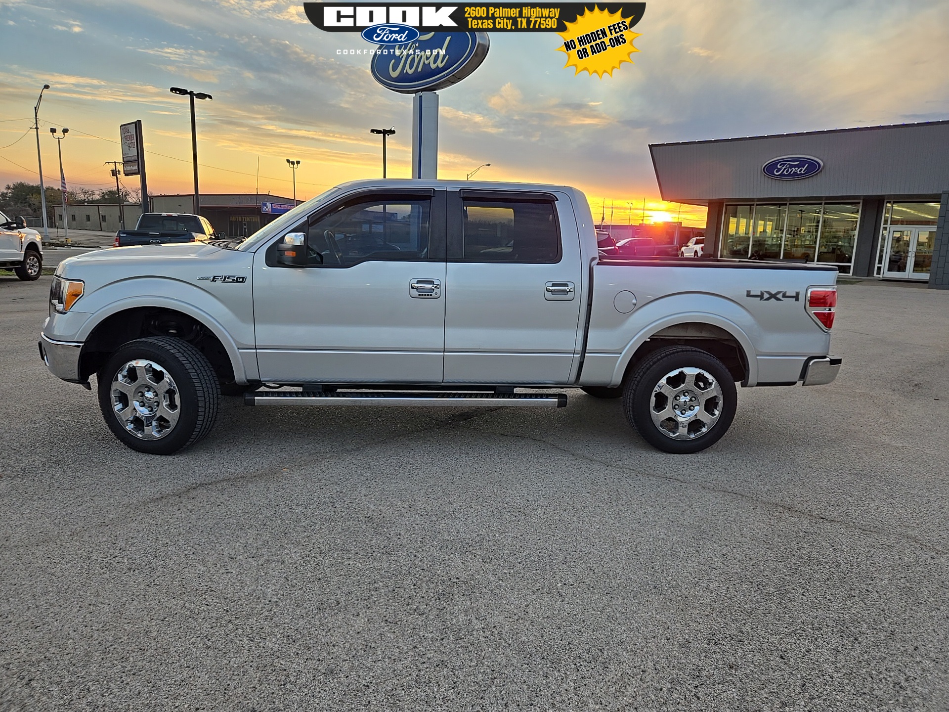 2012 Ford F-150 Lariat Silver at DeMontrond Gulf Freeway