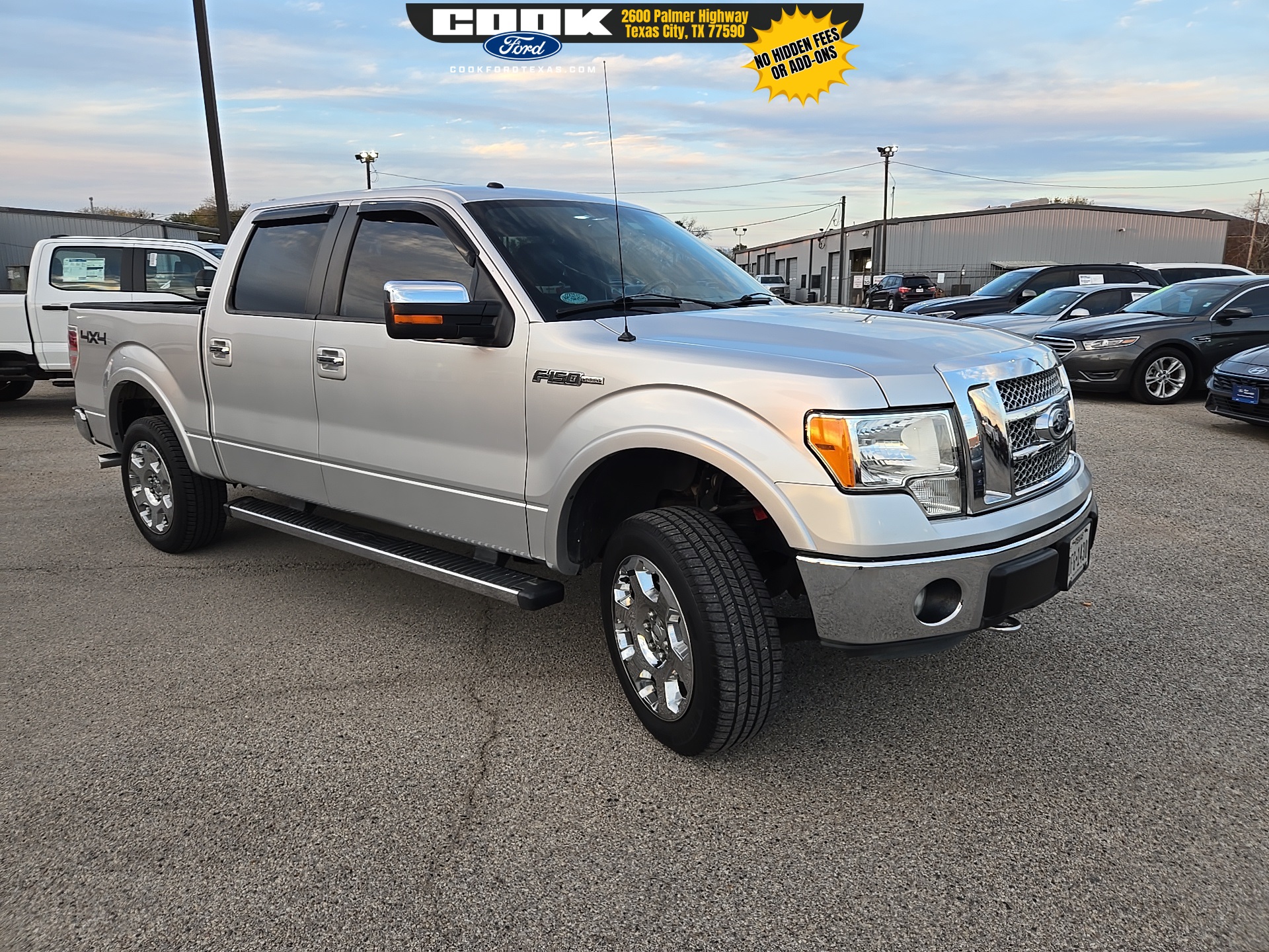 2012 Ford F-150 Lariat Silver at DeMontrond Gulf Freeway